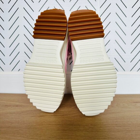 Rare Converse Run Star Hike Hi 11 Women Shoes Pink Red Roses Embroidered A05192C - Picture 7 of 12